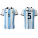Tanie Strój piłkarski Argentyna Leandro Paredes #5 Koszulka Podstawowej MŚ 2022 Krótkie Rękawy